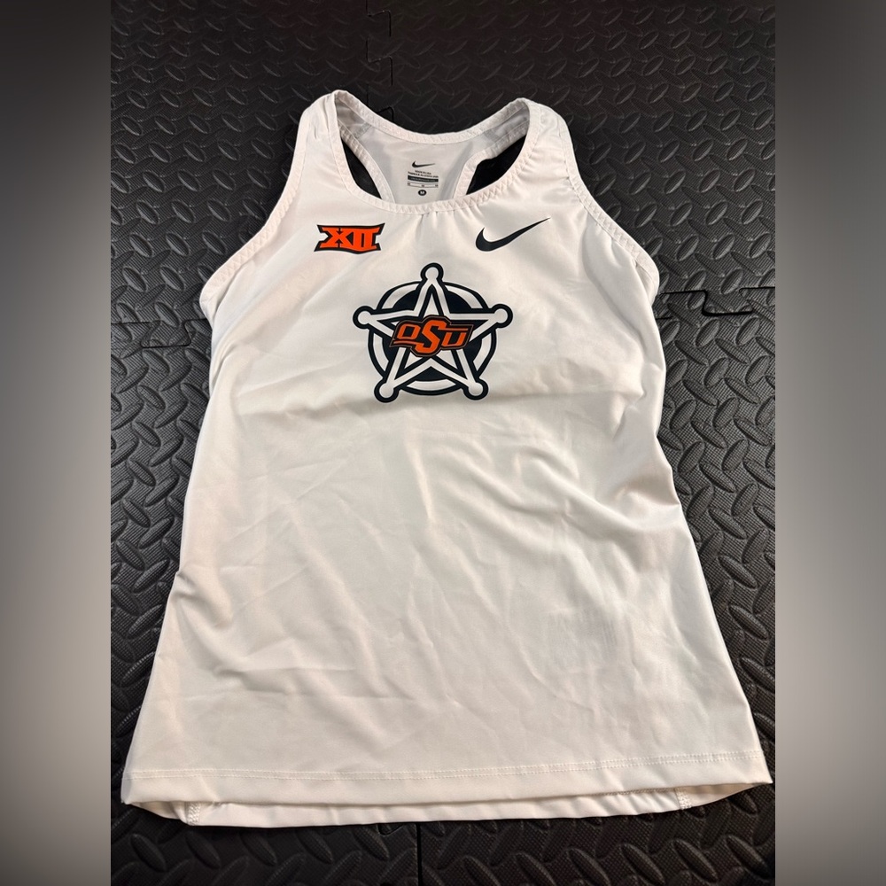 Nike Pro Elite OSU Pokes USA Women Track & Field Singlet Sz M AJ6517-XXX